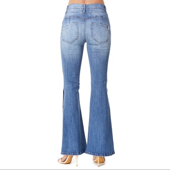 Booty Booster High Waist Flair Jeans - Picture 3 of 4